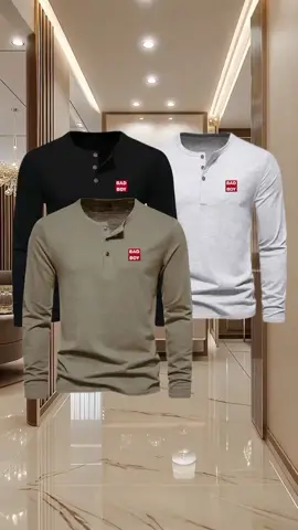 Paket 3pcs kaos kancing/kaos henley unisex lengan panjang #fypviralシ #bismillahfyp #bajukaos #kaosmurah #kaospria #pakethemat #kaoslenganpanjang 