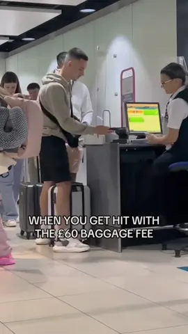 Don’t Waste Money By Paying For Luggage Fees🤢 #travel #travelhacks #travelbag 