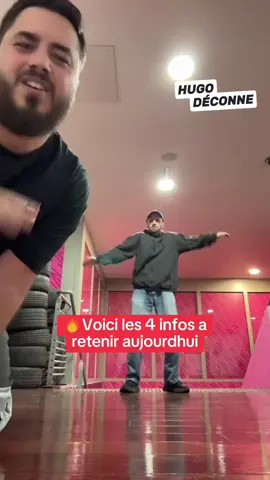 🔥 Les 4 actus a ne pas rater aujourd'hui.