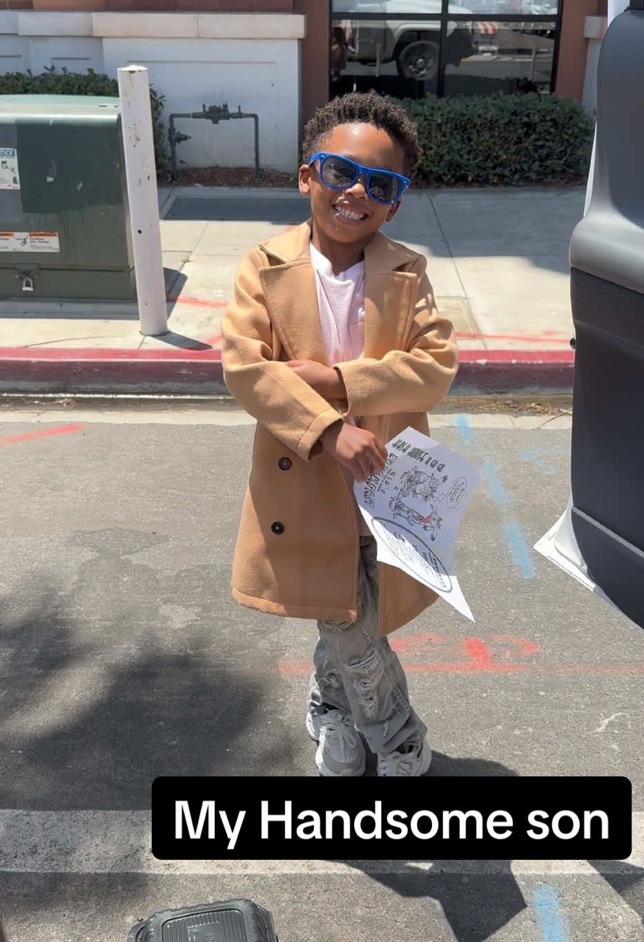 I just love him!🥰😍 •  & boys need encouragement/compliments too. He’s been receiving them daily since he was born! They also can get insecure & have low self esteem about their image.  #handsome #son 
