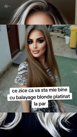 #Multiaverso #CapCut #foryou #beautuful #fy #pageforyou #viral #viraltiktok #tiktok #trendchallenge #hairblonde #blondehair  #hairblondebayage #hairplatinum #luxyhairplatinumblonde ce zice ca va sta mie bine cu par blond platinat cu balayage cu IA magic Cap Cut? 🤔👩🏻‍🦳 ig:bunicaizabelamaria 🩷