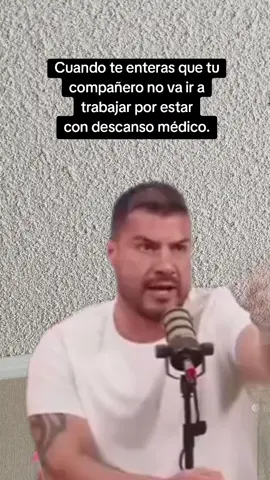 cuando tu compañeros está con descanso médico. #Humor #Peru #Lima #DescansoMedico 