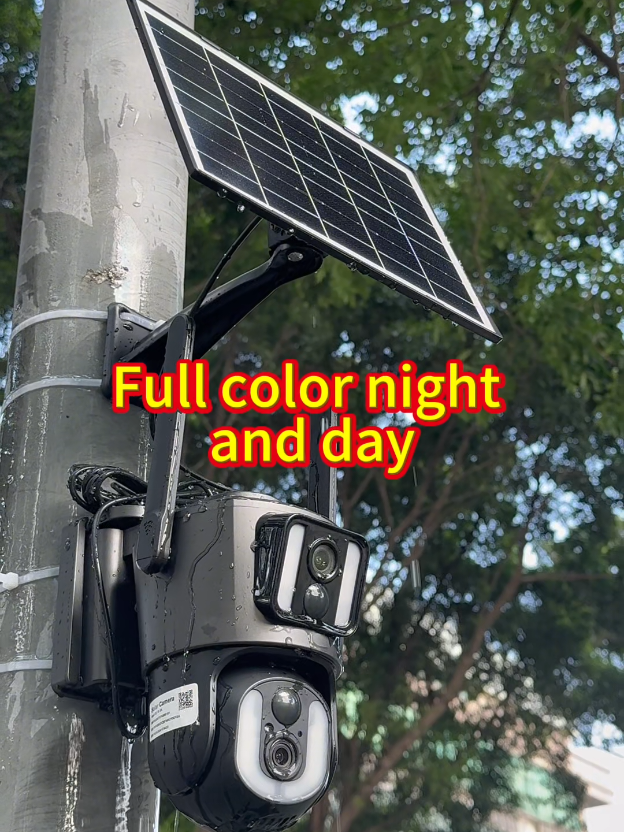 PTZ solar camera #solar camera #battery camera #solar system #hikvision 