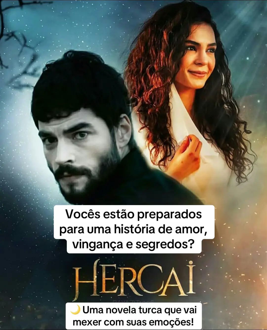 Miran se casa com Reyyan para destruir sua família... Mas não esperava se apaixonar por ela. 💔❤️ Segredos, traições e reviravoltas em uma novela que vai te prender do início ao fim! #NovelaTurca #Hercai #DramaTurco #AmorEVingança #tiktoknovelas 