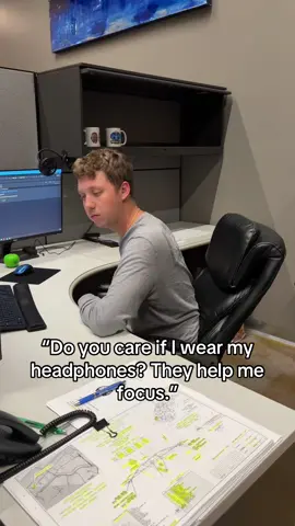 I swear they just help me focus 🤷‍♂️🤷‍♂️ #office #officehumor #officetok #work #officelife #worklife 