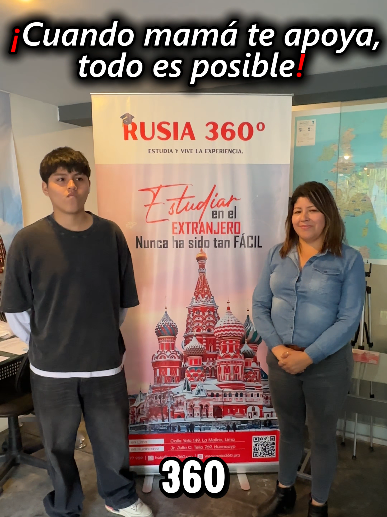 Listos para dar el gran paso hacia Rusia.  ¡Gracias por confiar en nosotros! 💙🇷🇺 #Rusia360 #EstudiarEnRusia #RumboARusia #FamiliasQueApoyan #MadreEHijo #NuevoComienzo #SueñoUniversitario #LatinosEnRusia #ConfianzaTotal #EstudiosInternacionales