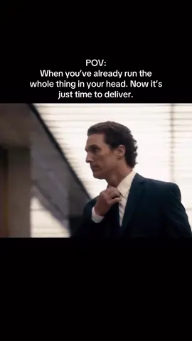 Already won in your head. Now it’s just delivery. #entrepreneur #fyp #bellumaire #business #success #suit #matthewmcconaughey 