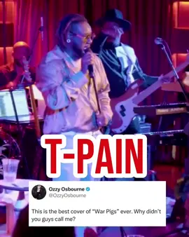 Ozzy Osbourne called T-Pain’s cover of Black Sabbath’s “War Pigs” the best cover of “War Pigs” ever 🎸 #tpain #tpainconcert #ozzy #ozzyosbourne #warpigs #music #fyp #fypシ 