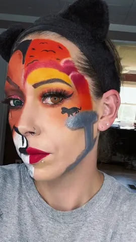 Lion king 🥰  Collab look for @Twisted Peach Cosmetics 🍑 this week was anything Disney  I have mad love for lion king so I decided on that 🥰 @Augusta Marshall  #twistedpeachcosmetics #twistedpeachcollab #peachbucks #twistedpeachbucks #disney #lionking 