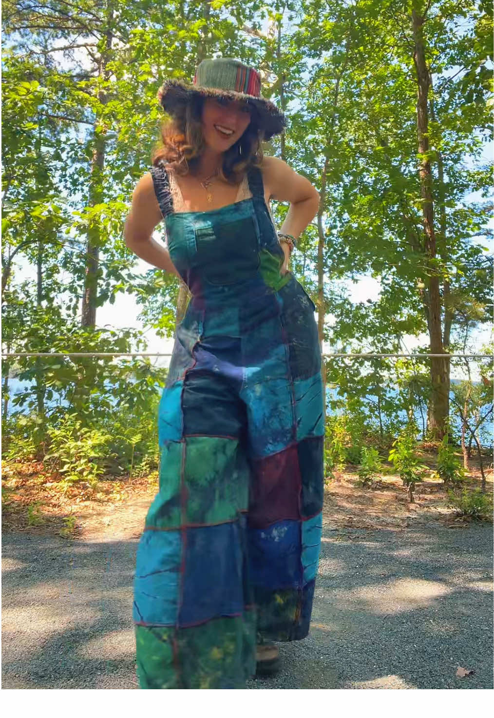 I JUST BOUGHT THESE OVERALLS AHHH #outfitcheck #nature #adventurer #musician 