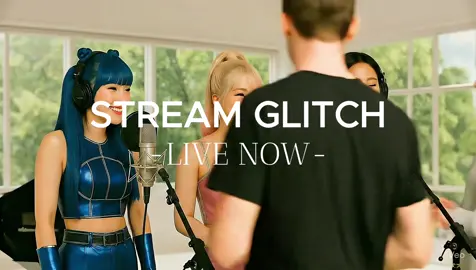 GLITCH - Studio Session 🎧 #aikpop #virtualidol #kpopfyp #aikpopgroup #ZENQORA #studiosession #kpopdebut 