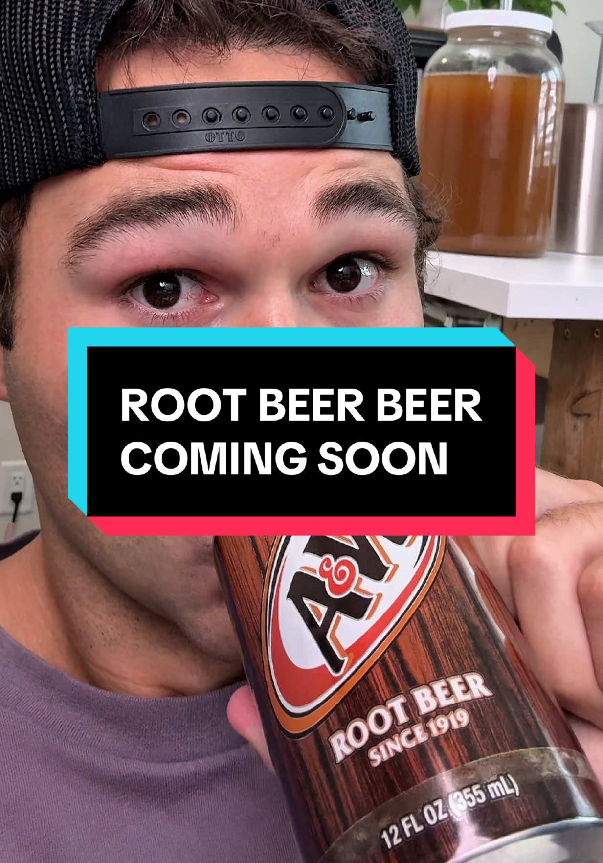 Root beer beer coming soon #rootbeer #fermentation #experiment 