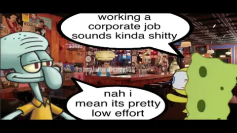 #absolutenutcase162 #spongebob #squidward #comicdub #corporate #donaldtrump #meme #fyp 