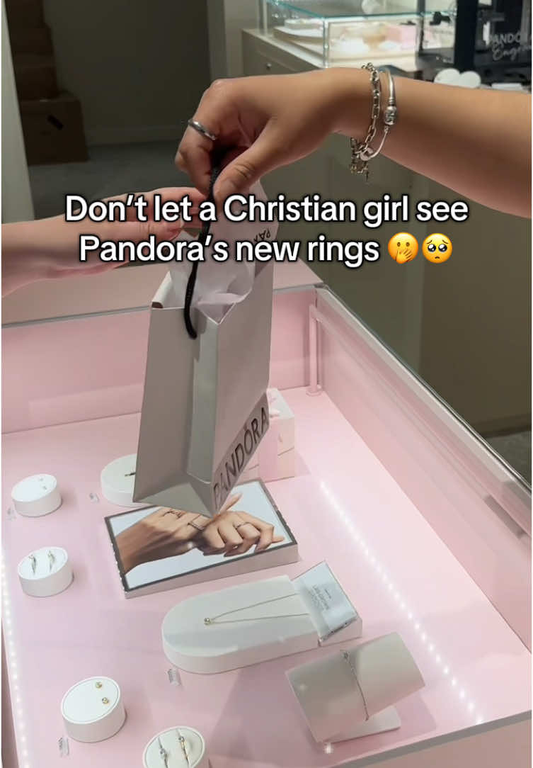 No way Pandora sells Christian jewelry..🤯🫢 #christiantiktok #pandoraring #jesus 