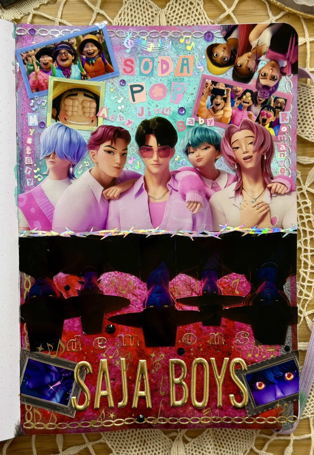 ASMR journal Saja Boys K-pop Demon Hunters🍭🎤💿🎶💥🎧🪩 Stickers and more from @Stamprints 🖌️♥️ Link 🔗 https://stamprints.com/collections/scrapbooking?rs_ref=P79Dq0OP Products codes: Stripe Gilding Chain Sticker P0836-00003 ; Ink Blending Tool With Foams P5222-00027 ; Bright colored adhesive tape P0826-000 ; Starry Night Series Symbol Decorative Stickers P2412-00001 ; Fireworks Banquet 3D Hot Stamping Clear Transparent Stickers P1441-00002✨ Use code TORIJOURNAL to get -15% off 🎁 Tools and more from @lblyxir 🌷💎🎀 Link 🔗 https://lblyxir.com/?ref=wdwriwmp 🔗 Products names and codes: Medieval Legends series inks SP-B04 ; Colored metal tweezers TL-C03-20 ; Iron thorn Shell Silver PET Tape TP-G92-1 ; Geometric circle language series Die Cutting PET Tape Set TP-O76✨ Use code TORIJOURNAL10 to get 10% off 🎁 Gold letters stickers from @DESK COSMOS 🐰🪐✨💖 🔗Link : https://deskcosmos.com/?ref=TORIJOURNAL 👈🏻✨ ‼️Products names and codes: Gold And Silver Foil Alphabet Stickers For DIY Journaling And Scrapbooking DC01211-24 ; 3D Stickers Alphabet Stickers Gold Foil Decorative DC01407 Use code TORI to get 15% off ☺️💜 Acrylic diamonds rom @estarcase 🦋✨ Link 🔗 https://estarcase.com/?ref=ToriJournal 🌷 ‼️ Products names and codes: Colors Acrylic Diamond 900pcs NOV-560✨ Use code ToriJournal12 get 12%off 🎁💕 Also you can find other shops and discounts codes in the link in my profile bio ✨🫶🏻 #DIY #asmr #journal #sajaboys #scrapbooking 