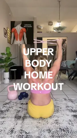 This is my go-to for upper body workouts at home.  #ResistanceBandWorkout #UpperBodyWorkout #HomeWorkoutGear #TikTokFitnessFinds #StrengthTrainingAtHome 