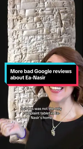 Replying to @squalljt Ask and you shall receive! Here are a bunch more translations of the bad reviews and angry letters that were found in Ea-Nasir’s house. #archaeologytiktok #archaeology #ancienthistory #history #translate #eanasir #copper 