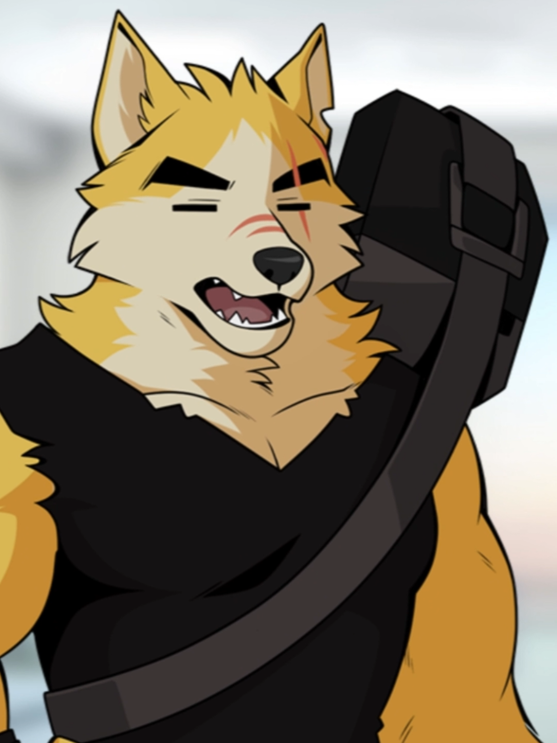 Cooper trying to be a good friend #funny #furry #furrytiktok #remembertheflowersvn #fyp 