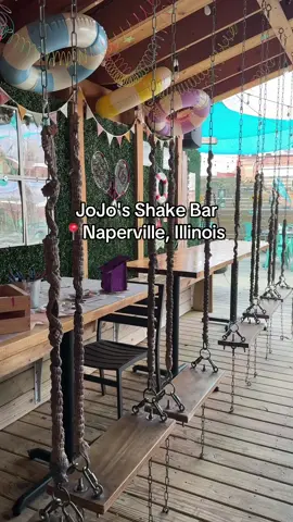 JoJo’s Shake Bar  📍Naperville,Illinois  We finally visited this spot and WOW — why did I not know about this place sooner?! 😍 The shakes were insanely good (we got the s’mores kit and made our own s’mores right at the table 🔥🍫), and the food was just as delicious. They also had fun summer activities  — we built and decorated our own birdhouses 🐦🎨! Inside, there’s so much to explore — arcade games, 3 different seating areas including a cozy outdoor Treehouse 🌳, a stylish second floor, and a vibrant first floor. Each section has its own vibe and is beautifully designed. 🎉 Perfect for a fun family outing, girls’ brunch, or a cute date night! ✨ Totally recommend checking this place out if you’re in Naperville! #JoJosShakeBar #Naperville #chicagosuburbs #chicagoland #explorechicago #FamilyFun #ChicagoEats @JoJo’s ShakeBAR 