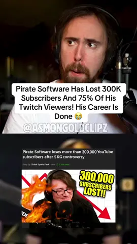Pirate Softwares Career Is Over After This 😭 #asmongold #piratesoftware #livestreamfails #streamerclip #twitchstreamers 