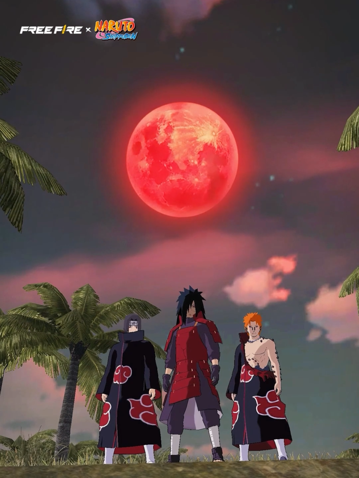 A Lua Vermelha paira sobre Bermuda! A Guerra Ninja começou! Você está pronto para encarar essa batalha lendária? #FreeFire #FFxNARUTOSHIPPUDEN #Naruto #NarutoShippuden