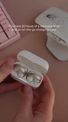 No more sore ears. Just your playlist and a comfy, open-air vibe. Link in bio! #soundcore #Aeroclip #earbuds #openear #Tech