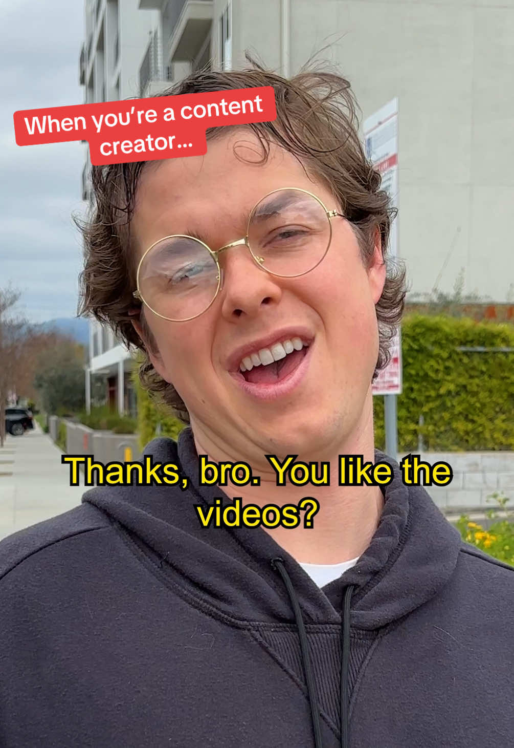 When you’re a content creator… @Chloe w breen @Timmy Josten #funny #comedy #fan #content #influencer 