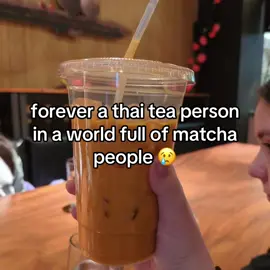love both but thai has my heart 🤞#thaitea #matcha #fypシ #fypage 