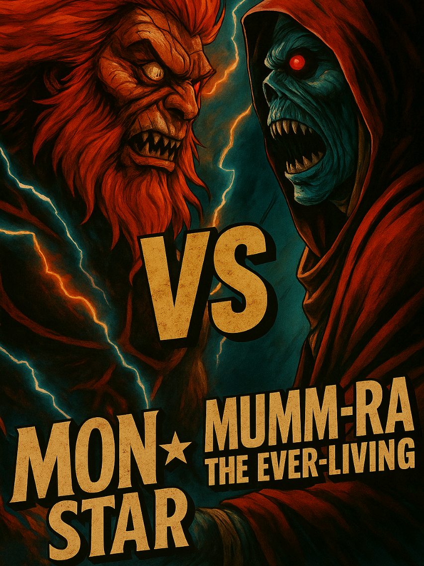 Mon*Star Vs. Mumm-Ra who wins? SilverHawks vs. Thundercats #monatar #mummra #Thundercats #SilverHawks #comicbooks #80s #nostalgia #cartoon #fyp 