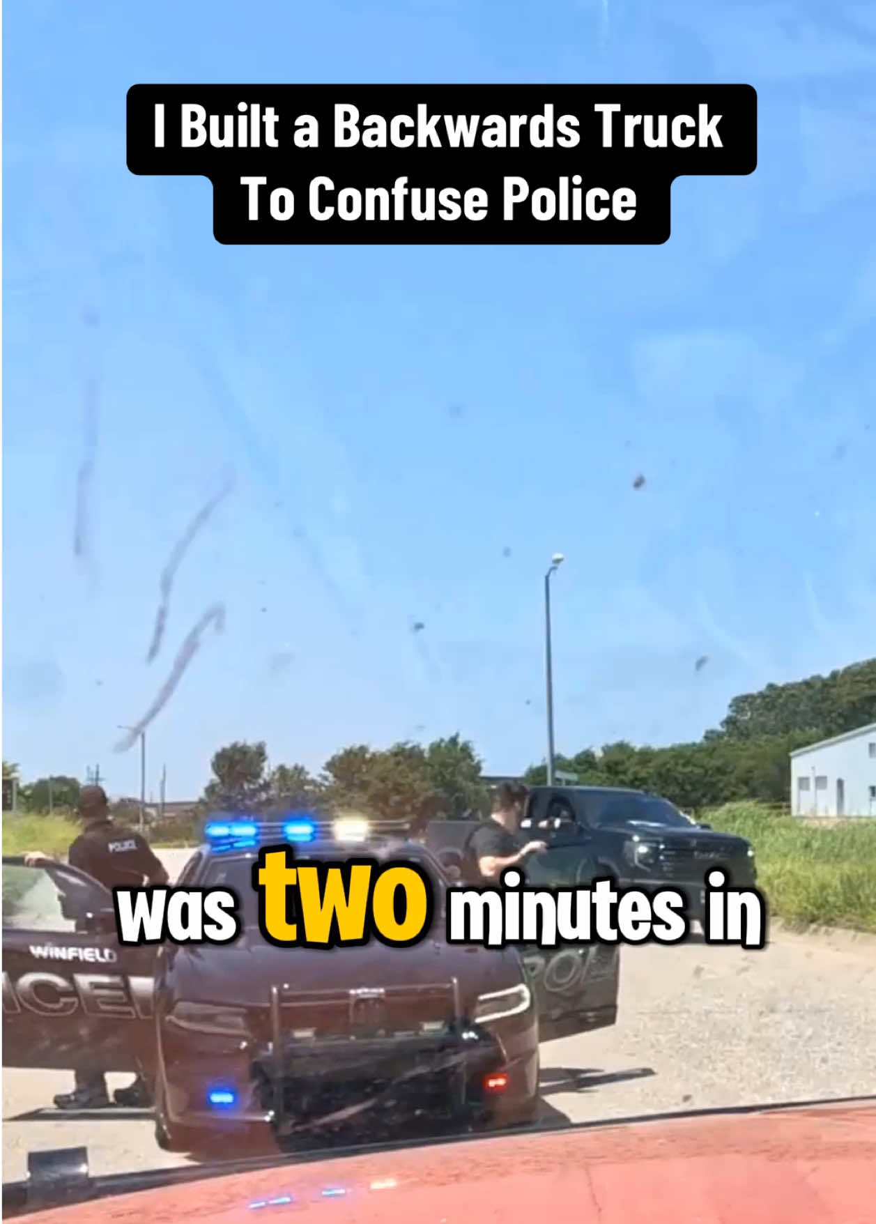 I Built a Backwards Truck To Confuse Police #westen #westenchamplin #westend 