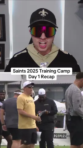 Saints 2025 Training Camp Day 1 Recap #saints #NFL #NFLTikTok #football #fyp 