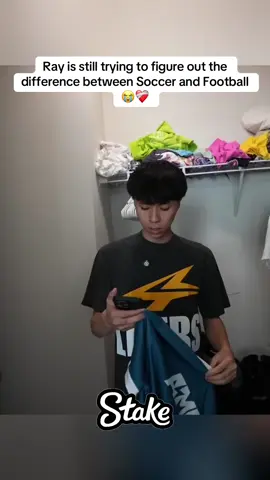 Ray is still trying to figure out the difference between Soccer and Football😭❤️‍🩹#ray #rayasianboy #amp #fyp #viral 