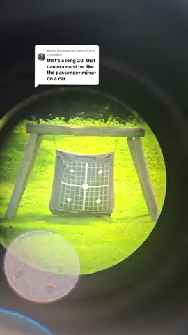 Replying to @jonathan.moore710  it's 20.1 yards... my bad. 🤣 #rangefinder #hunting #archery #target #bowhunting #compoundbow #Outdoors 