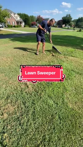 Lawn Sweeper! #vevorsweeper #lawntok #satisfying #lawncare #clean #lawnsoftiktok #grass #lawncarenut #oddlysatisfying #vevorlawnsweeper