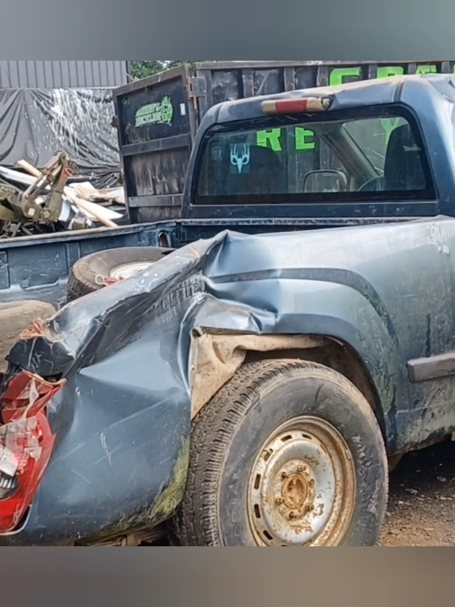 destroying this nice Chevy Colorado and this Volkswagen rabbit is hard #fyp 