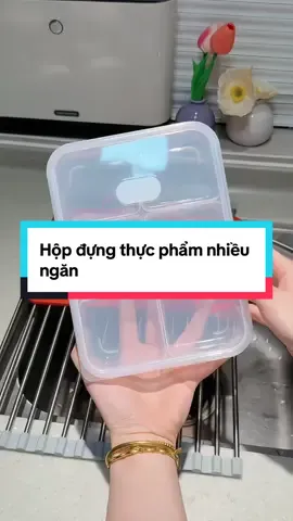 Hộp đựng thực phẩm tủ lạnh nhiều ngăn #giadungthongminh #giadungtienich #nộitrợ #fyp #hopdungthucpham #hopdungthucphamtulanh 