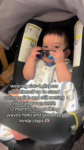 How about yours? My baby boy is growing so fast! #8months #newmom #babyboy #babymilestones #8monthsold 