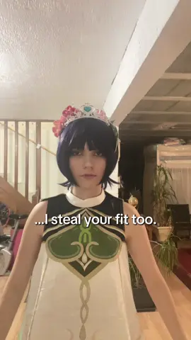 My cosplay is really less pretty but anyway Sorry to kill you like this scara #fyp #fyy #cosplay #hatguygenshinimpact #genshinimpact33 #genshinimpactcosplay #scaramouche #wanderer #nahida #clothesswap @chiisaichuu beautiful nahida/wanderer cosplay!!