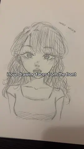 i love drawing face from the front sm 😍🤭 #sketch #sketchbook #mangaart #drawings #artist #draw #foryoupage #foryou #fyp 