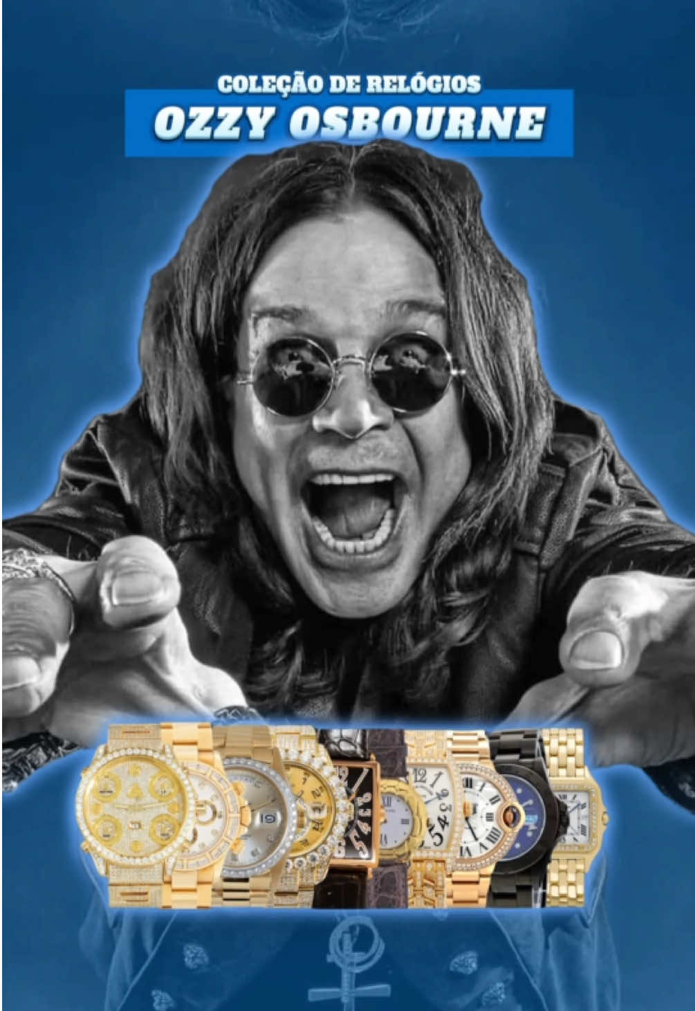 Ozzy Osbourne também era fã de relógios! 🖤 Nossa homenagem ao rei do heavy metal 👇🔥 O mundo perdeu uma lenda… Ozzy Osbourne, eterno vocalista do Black Sabbath e uma das figuras mais icônicas da história do rock, faleceu ontem. Mas além da música, Ozzy também era um entusiasta de relógios — sempre com estilo ousado e peças marcantes no pulso. Cartier, Roger Dubuis, Franck Muller, Rolex… sua coleção refletia exatamente quem ele era: único, provocador e inconfundível. ➡️ Qual desses relógios mais combina com o “Príncipe das Trevas”? Comenta aqui embaixo. 🖤👇 #OzzyOsbourne #BlackSabbath #RelógiosDasCelebridades #Cartier #RogerDubuis #FranckMuller #Rolex #RIPOzzy #CalfWatches #Watches #Relogios #Relojoaria