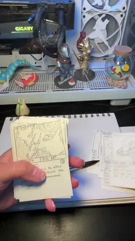 such a creative little mind, pls support him ! @Luke  #diyproject #cardgame #artist 