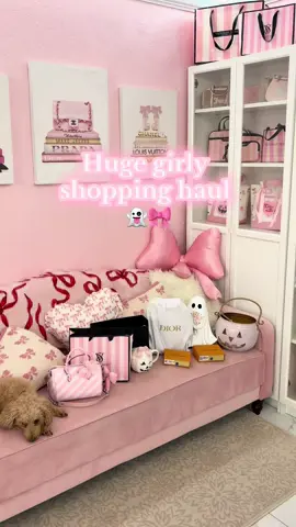 Coach, Victoria’s Secret, Ross and homegoods Huge girly shopping haul🤭👻😍 #pinkaesthetic #shoppinghaul#halloweenhaul#pinkoween#pinkhalloween#victoriassecret#pinkcoachpurse#pinktok#fypage 