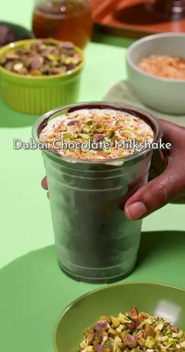 Have you tried the viral Dubai Chocolate trend? We bet you haven't... as a milkshake! 🍫 This pistachio + chocolate combo is actually unmatched. ✨ #EasyHomeMeals #DubaiChocolate #NationalIceCreamMonth #MilkshakeRecipe #ViralTrend #TrendingFood #DubaiChocolateBar #VanillaIceCream #IceCream