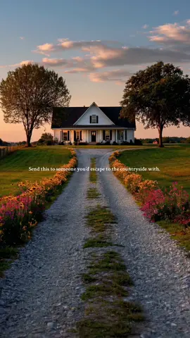 Wildflowers, apple orchards, sunset picnics, and quiet gravel paths… This is what peace looks like. #countrysideescape #slowliving #cozyaesthetic #cottagecore #countrylife #farmcore #picnicvibes      