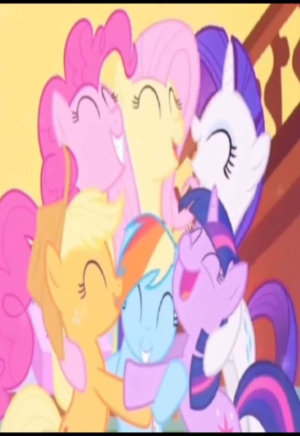 me and my hgs would so get our cutie marks at the same time #mylittlepony #mlp #mlpedit #twilightsparkle #fluttershy #applejack #rainbowdash #rarity #pinkiepie #jugg #edit