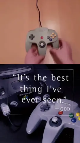 The correct way to hold an #n64 controller - #funny #gaming #videogames #retrogaming