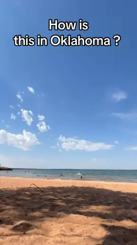 Sunset Beach at Foss State Park in Oklahoma is a summer cheat code ☀️🍉🏝 10252 Hwy 44 Foss, OK 73647 United States 🇺🇸  #nature #beach #Summer #vacation #hiddengems #park #usa #world 