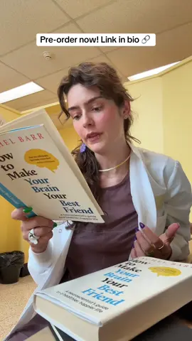 Available for preorder (and those preorders really do help me a lot). Click the link in my bio 🔗  How To Make Your Brain Your Best Friend, coming August 28th, 2025
