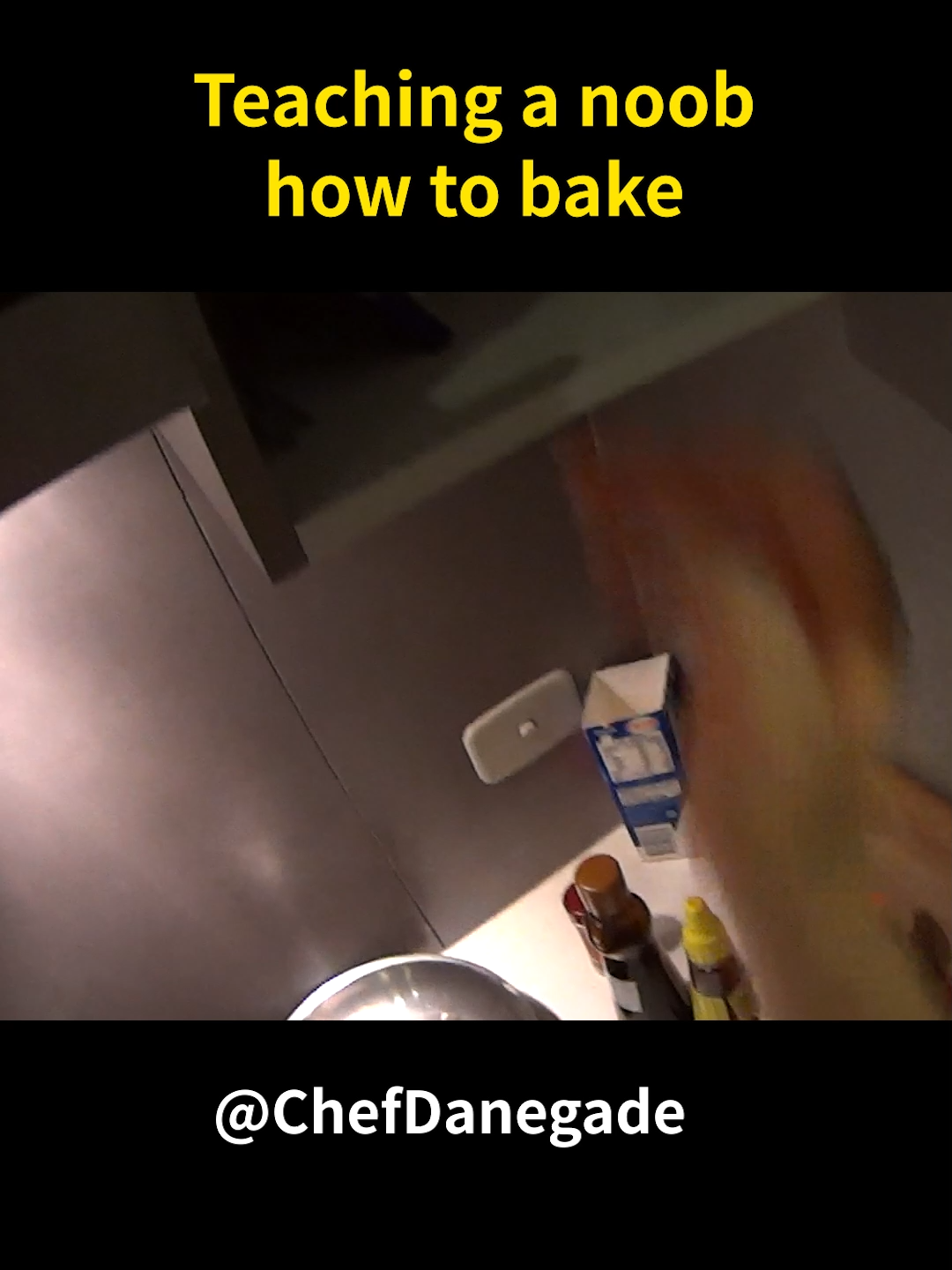 teaching a noob how to bake #funny #cooking #food #funnymoments