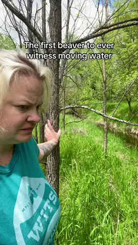 I found the original beaver video!!! 🤣🤣🤣I saw a beaver losing its mind on a school field trip and felt bad for it. From someone who gets auditorily overstimulated, I related. This was our old property in Minnesota. 20 acres with 3 ponds and a creek. Lots of wildlife. It was awesome. The first take I did, I wasn’t happy with the camera angle of the tree bite. I originally said “this can’t happen” but on the second take “absolutely not” fell out instead.  #fyp #viral #myfirstviral 